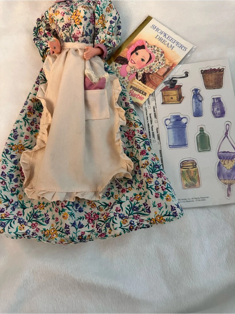 Vintage 1995 Pioneer Barbie Doll American Stories Collection 2nd Edition Loose